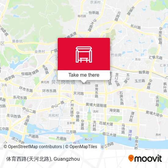体育西路(天河北路) map