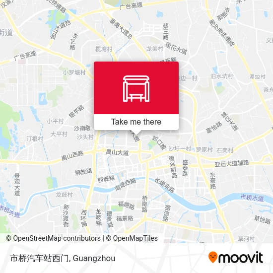 市桥汽车站西门 map