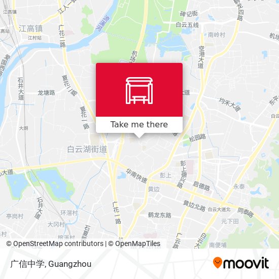 广信中学 map