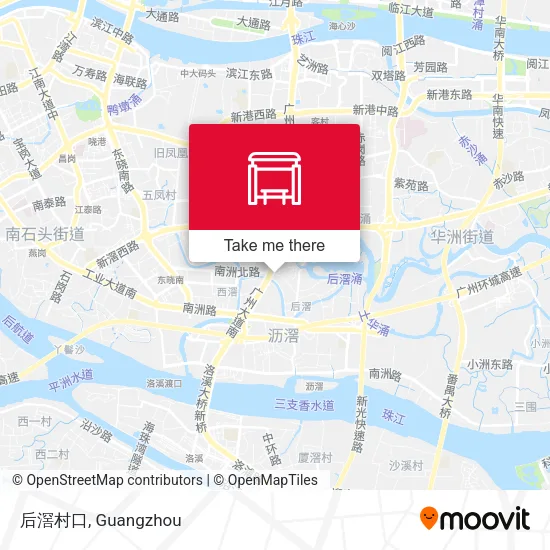 后滘村口 map