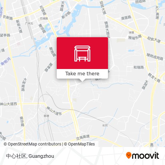 中心社区 map