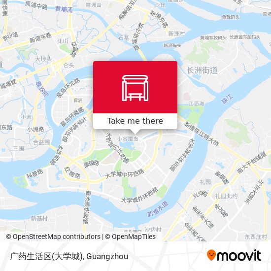 广药生活区(大学城) map
