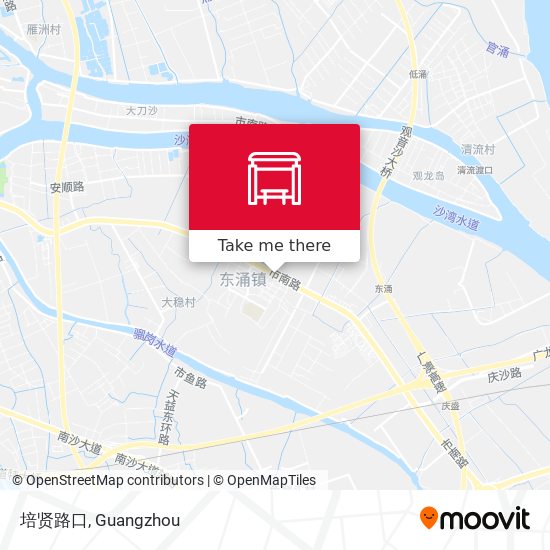 培贤路口 map