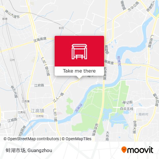 蚌湖市场 map