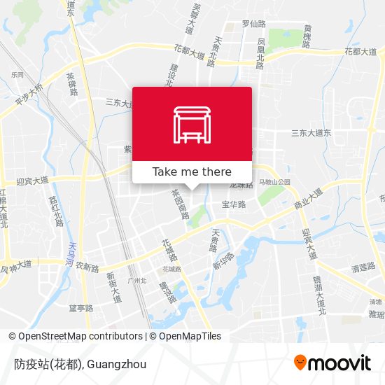 防疫站(花都) map