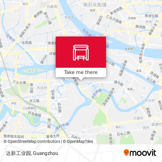 达新工业园 map