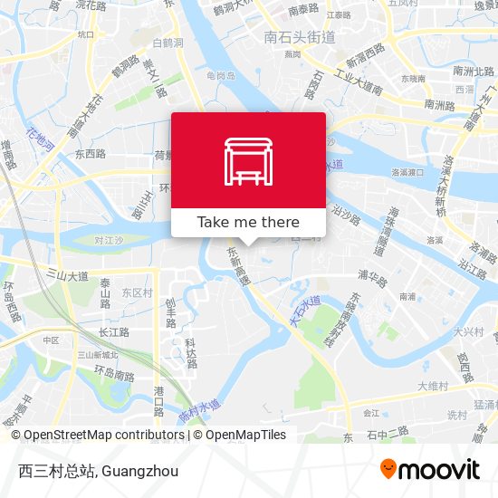 西三村总站 map