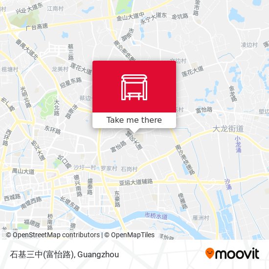 石基三中(富怡路) map