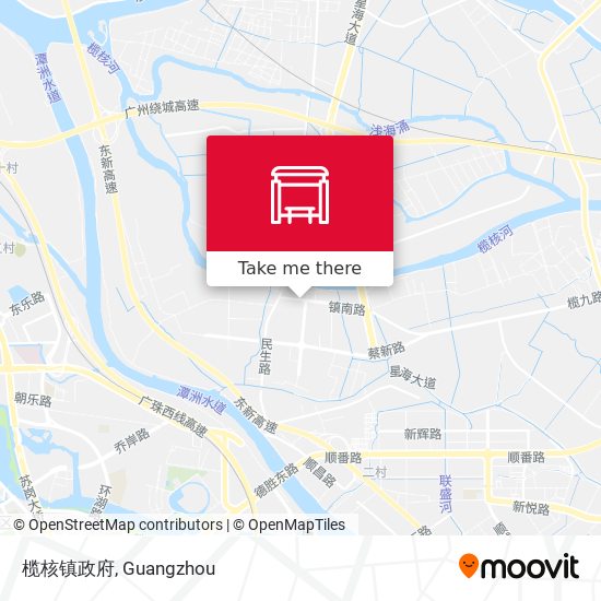 榄核镇政府 map