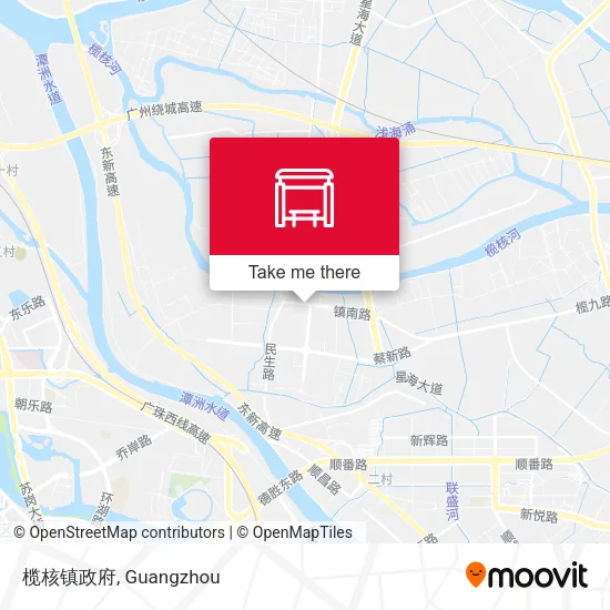 榄核镇政府 map