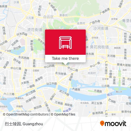 烈士陵园 map