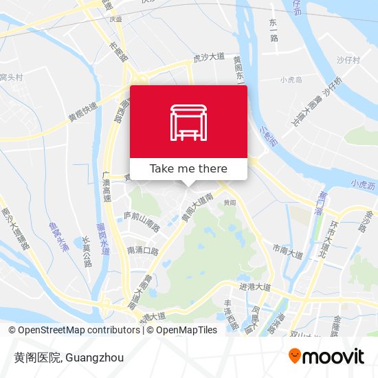 黄阁医院 map
