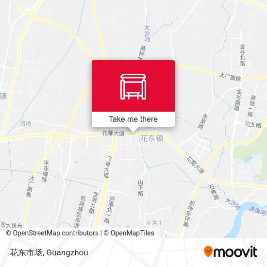 花东市场 map