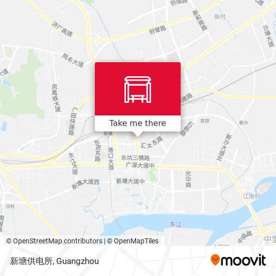 新塘供电所 map