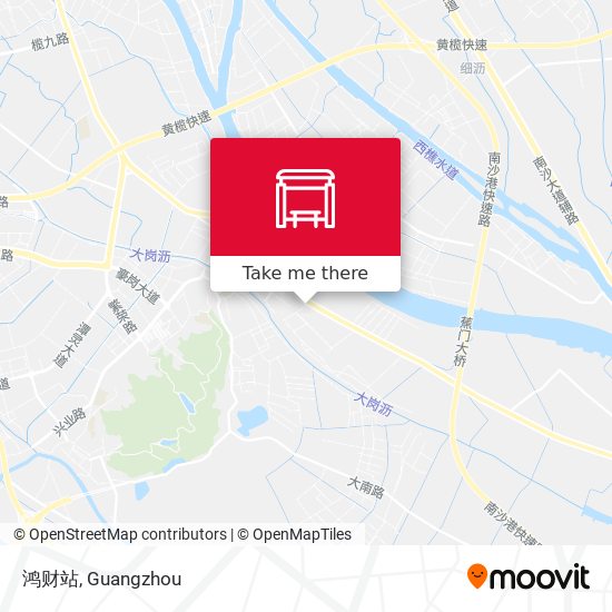 鸿财站 map