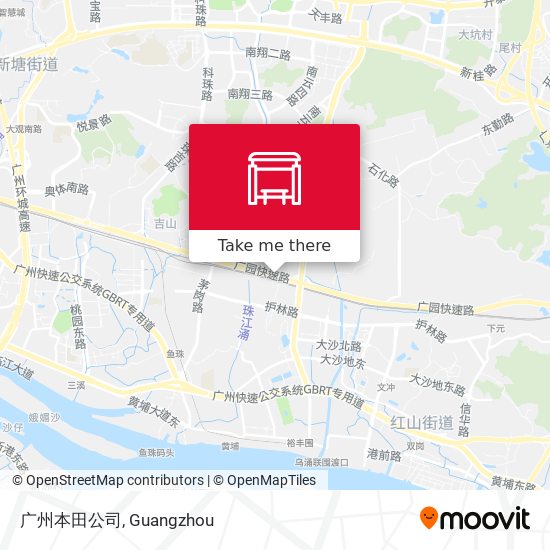 广州本田公司 map