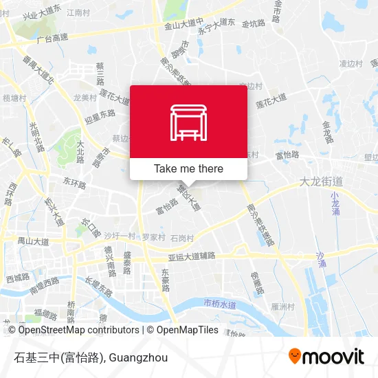 石基三中(富怡路) map