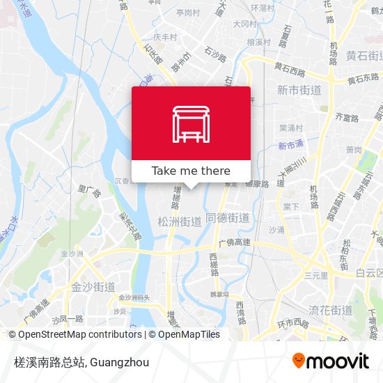 槎溪南路总站 map