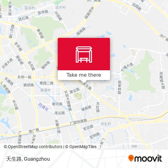 天生路 map