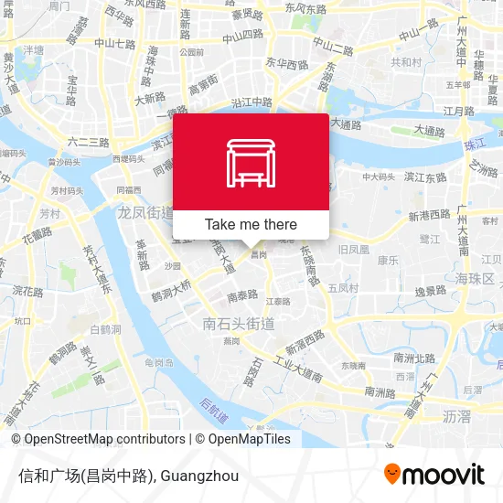 信和广场(昌岗中路) map
