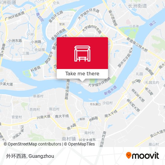 外环西路 map