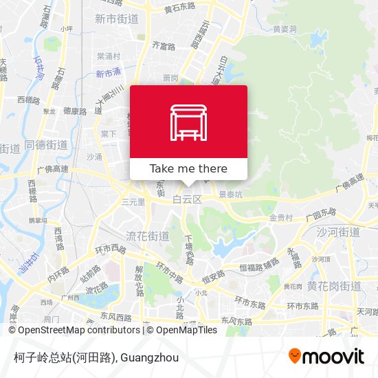 柯子岭总站(河田路) map