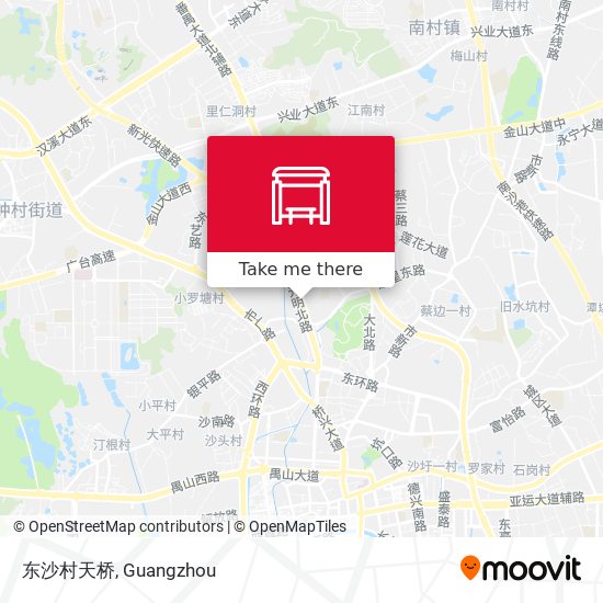 东沙村天桥 map