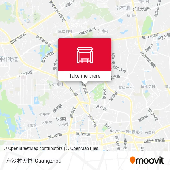 东沙村天桥 map