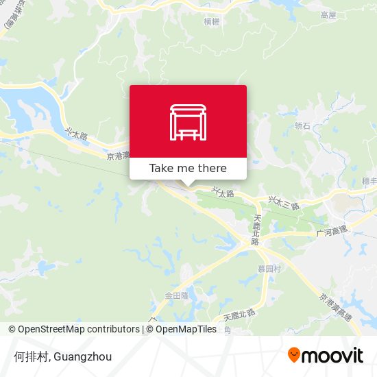 何排村 map