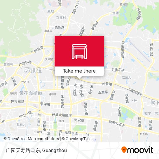 广园天寿路口东 map