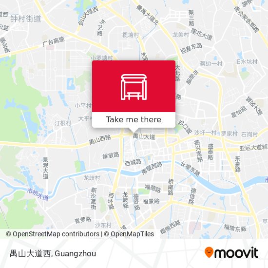 禺山大道西 map