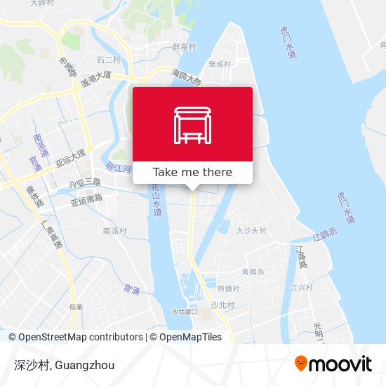 深沙村 map