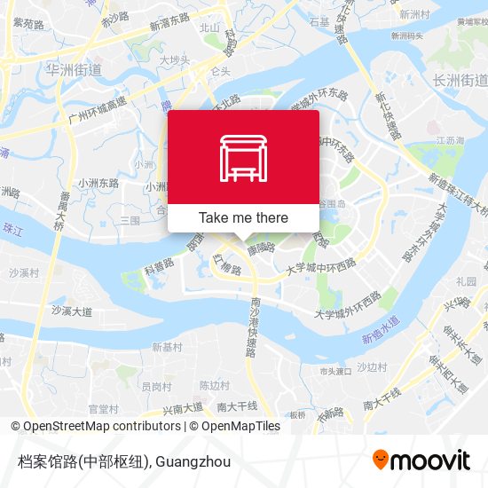档案馆路(中部枢纽) map
