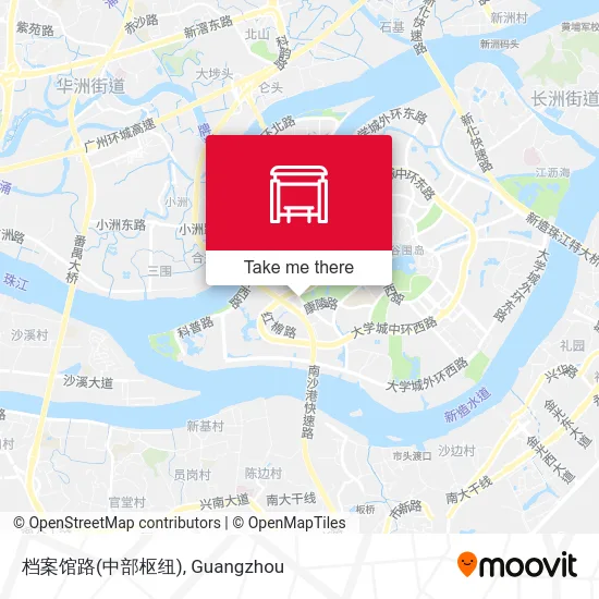 档案馆路(中部枢纽) map