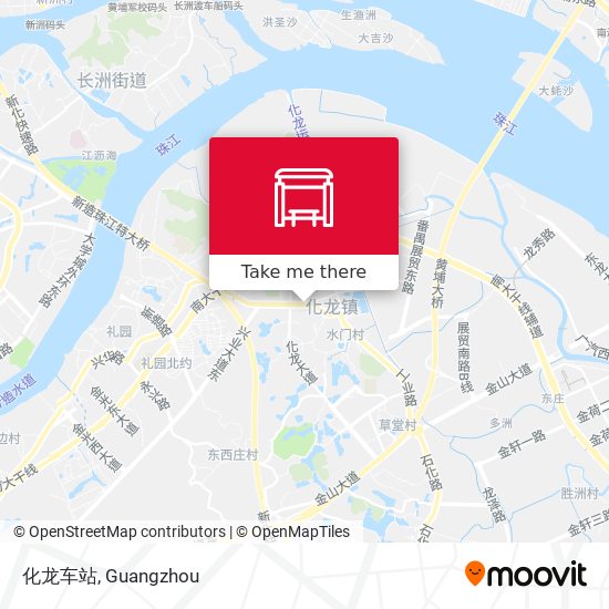 化龙车站 map