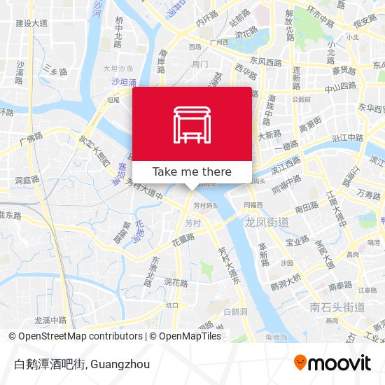 白鹅潭酒吧街 map