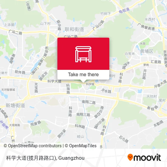 科学大道(揽月路路口) map