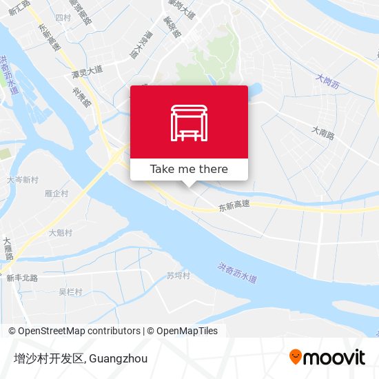 增沙村开发区 map
