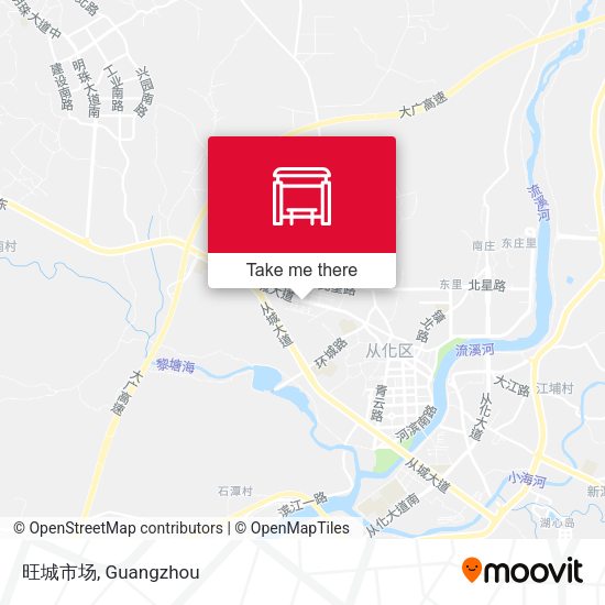旺城市场 map