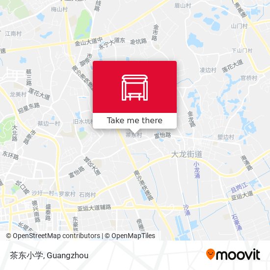 茶东小学 map