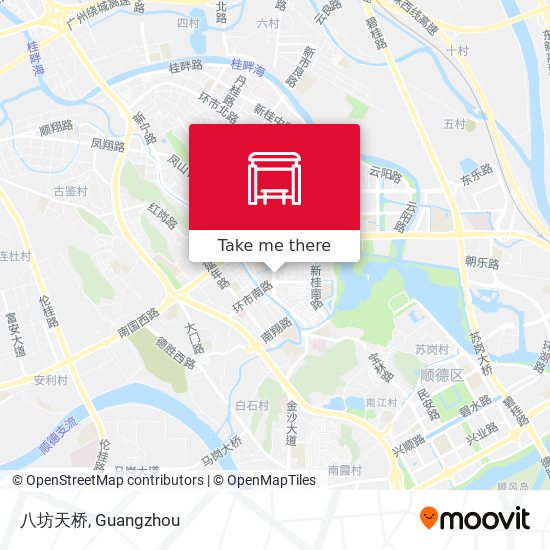 八坊天桥 map