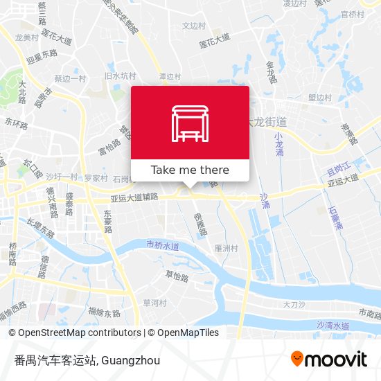 番禺汽车客运站 map