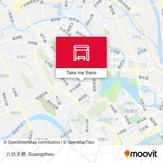 八坊天桥 map
