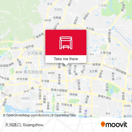 天润路口 map