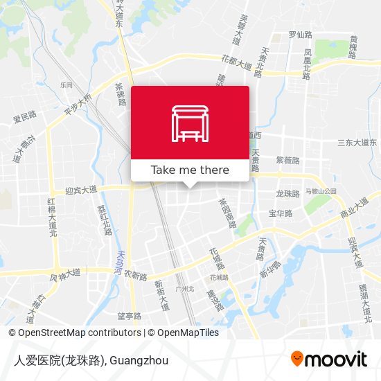 人爱医院(龙珠路) map