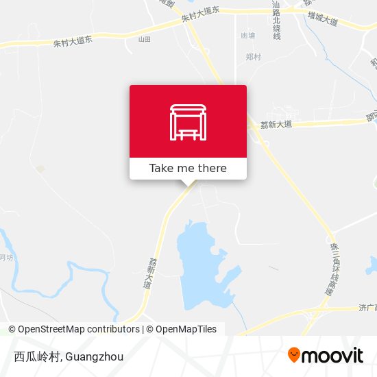 西瓜岭村 map