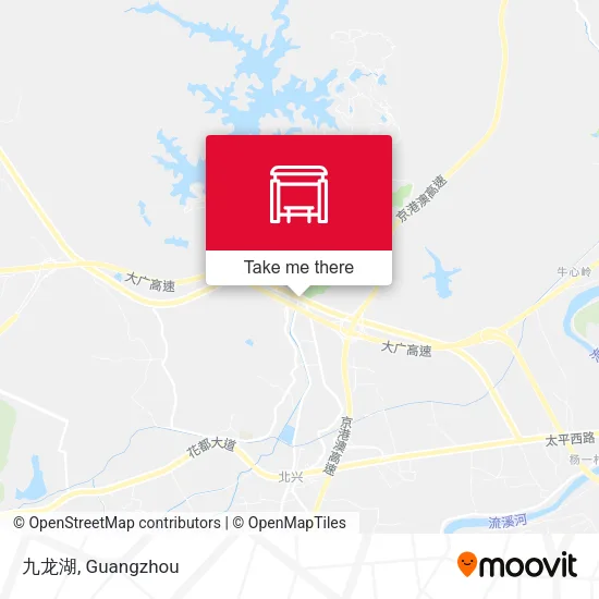 九龙湖 map