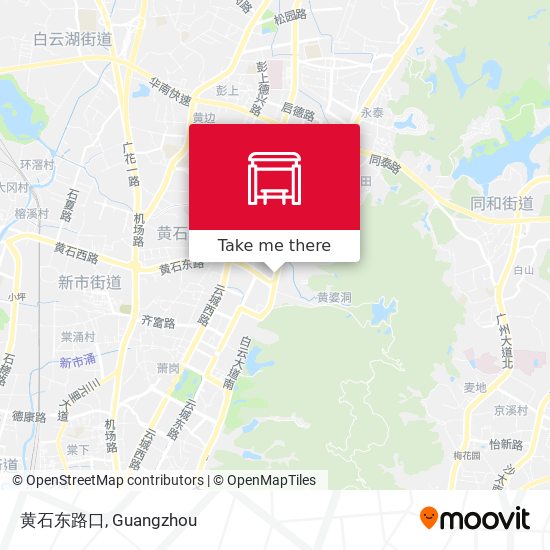 黄石东路口 map