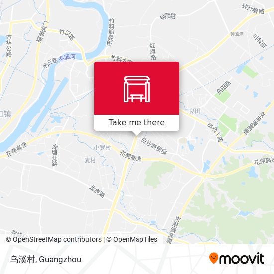 乌溪村 map