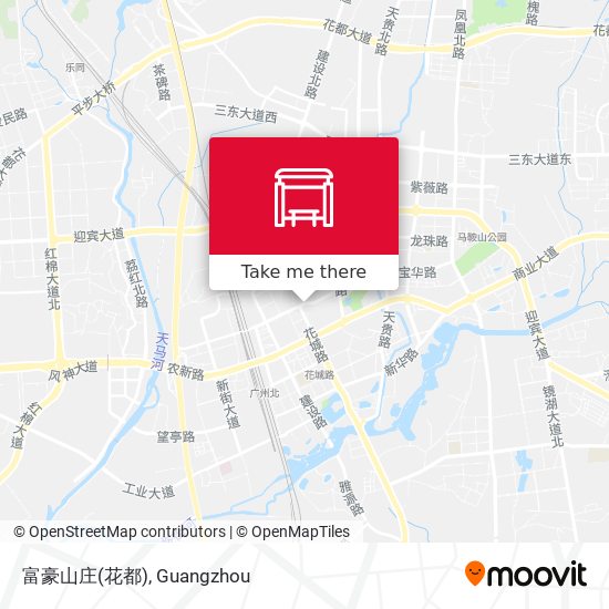 富豪山庄(花都) map